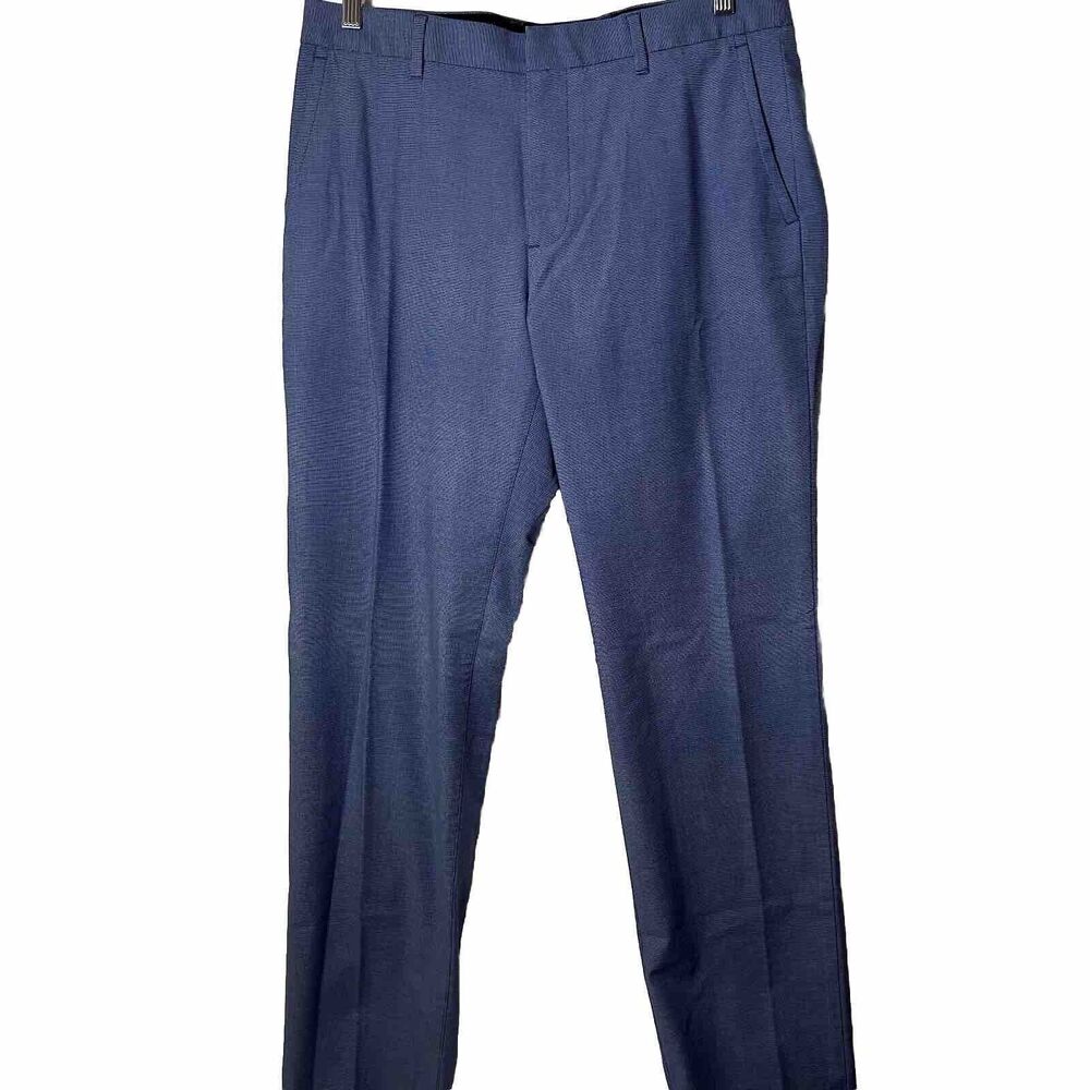 Bonobos Pants Mens 34 x 33.5 Tuesday Straight Blue Dress Golf Sports
